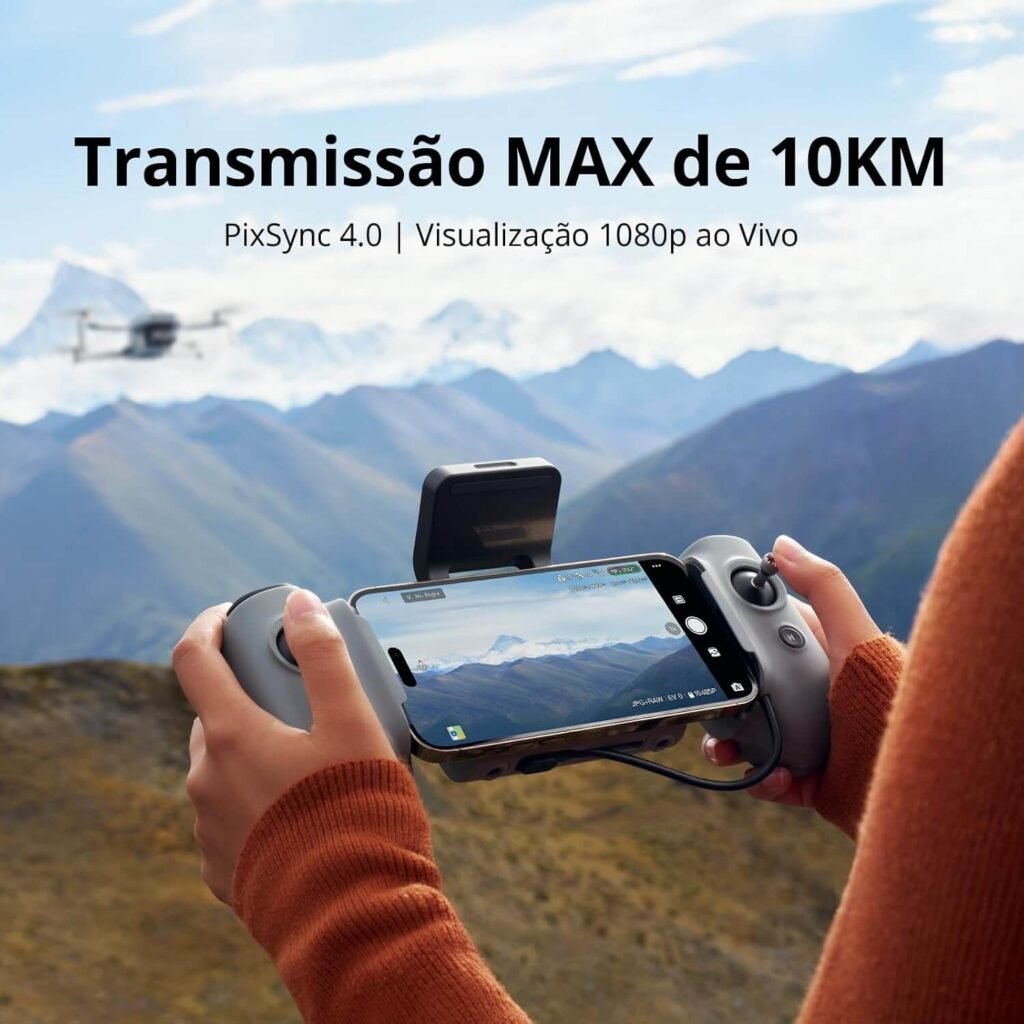alcance de transmissão do drone potensic