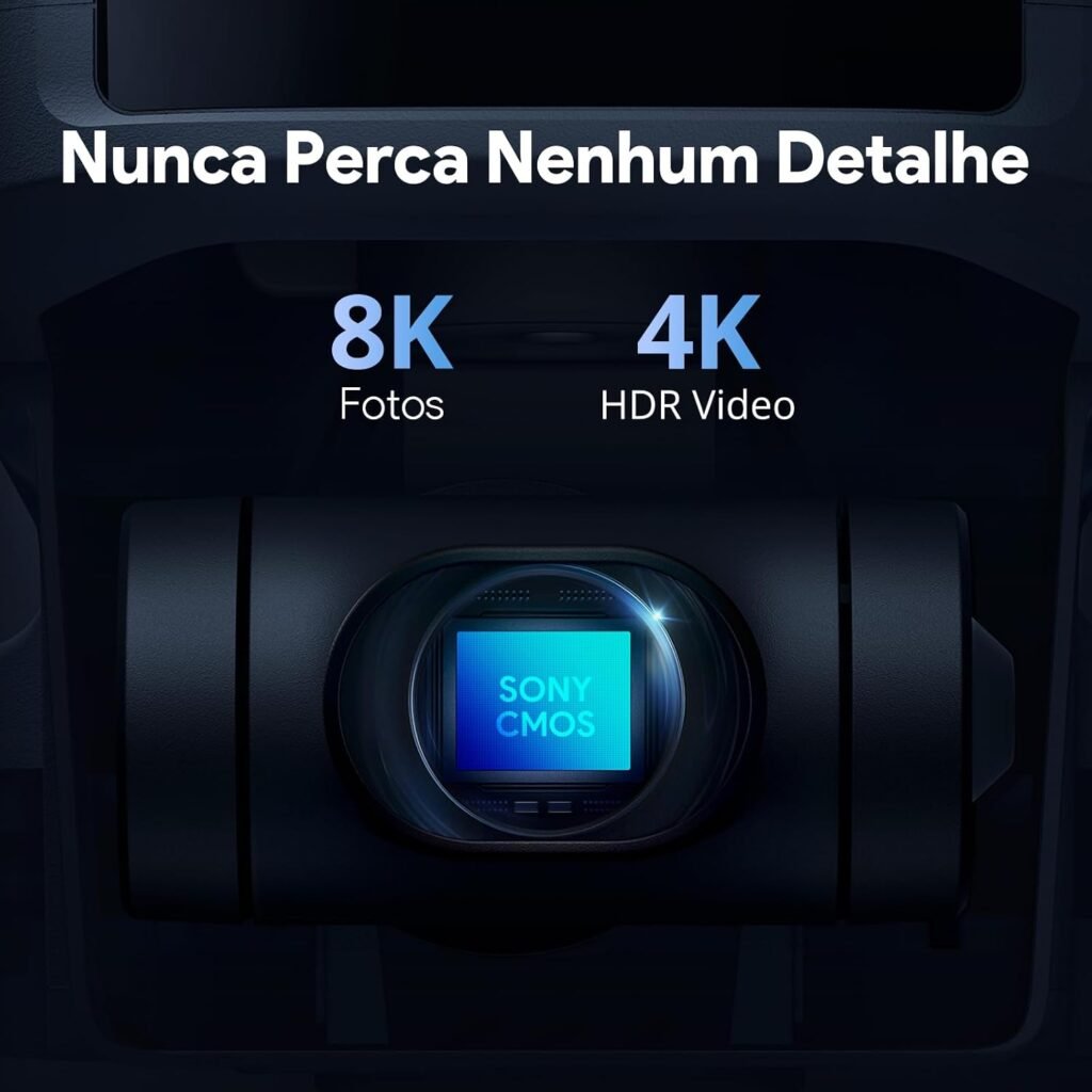 qualidade do sensor do drone potensic atom 2