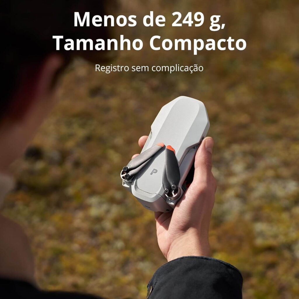 drone branco dobrável potensic atom 2